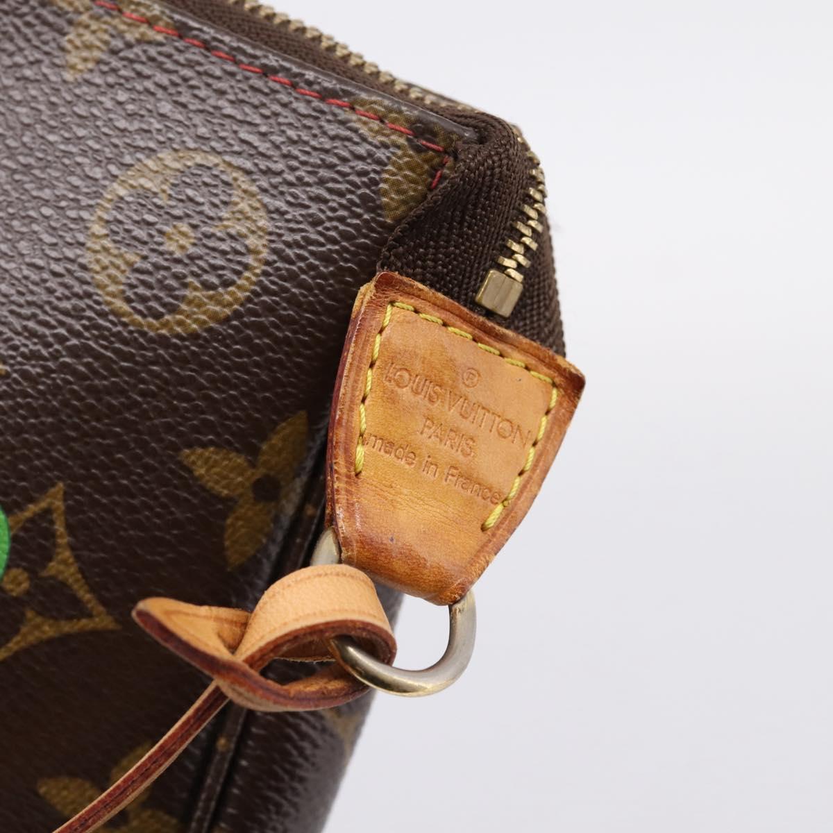 LOUIS VUITTON Monogram Cherry Pochette Accessoires Pouch M95008 Auth 207476SAV