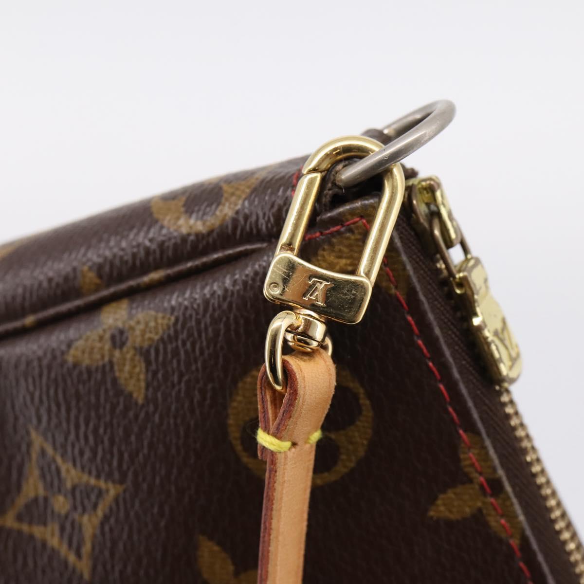LOUIS VUITTON Monogram Cherry Pochette Accessoires Pouch M95008 Auth 207476SAV