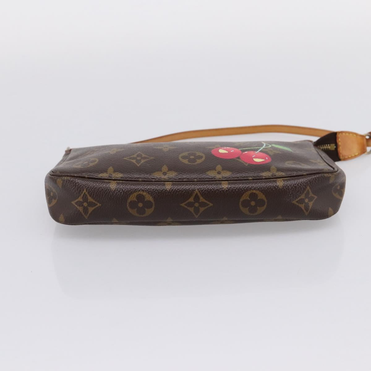 LOUIS VUITTON Monogram Cherry Pochette Accessoires Pouch M95008 Auth 207476SAV