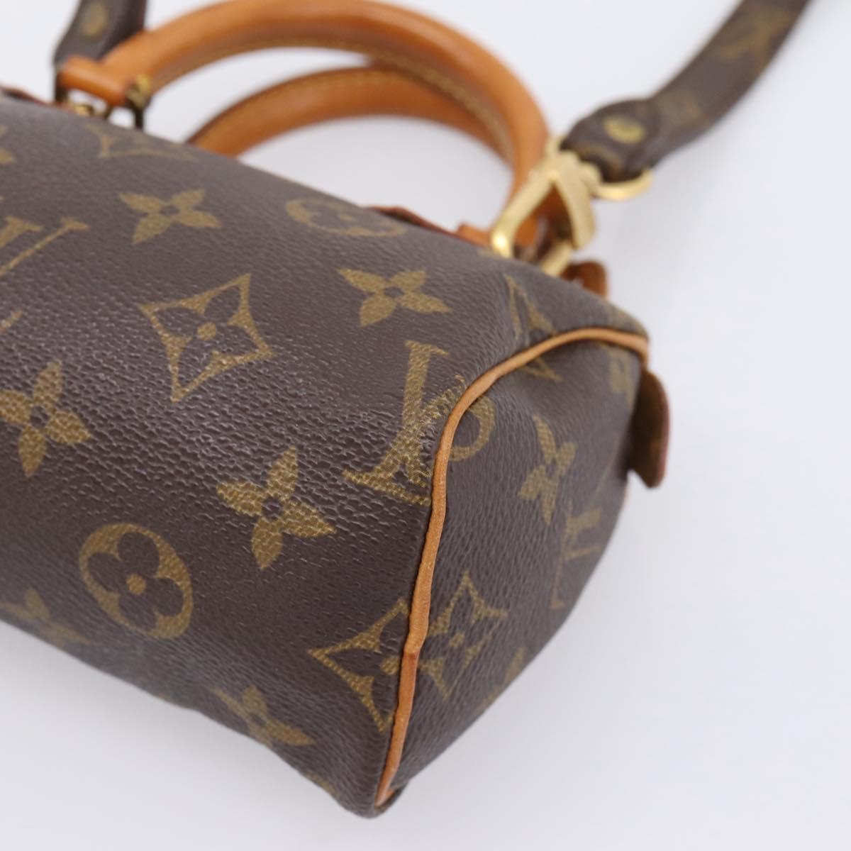 LOUIS VUITTON Monogram Mini Speedy Hand Bag M41534 LV Auth 207477V