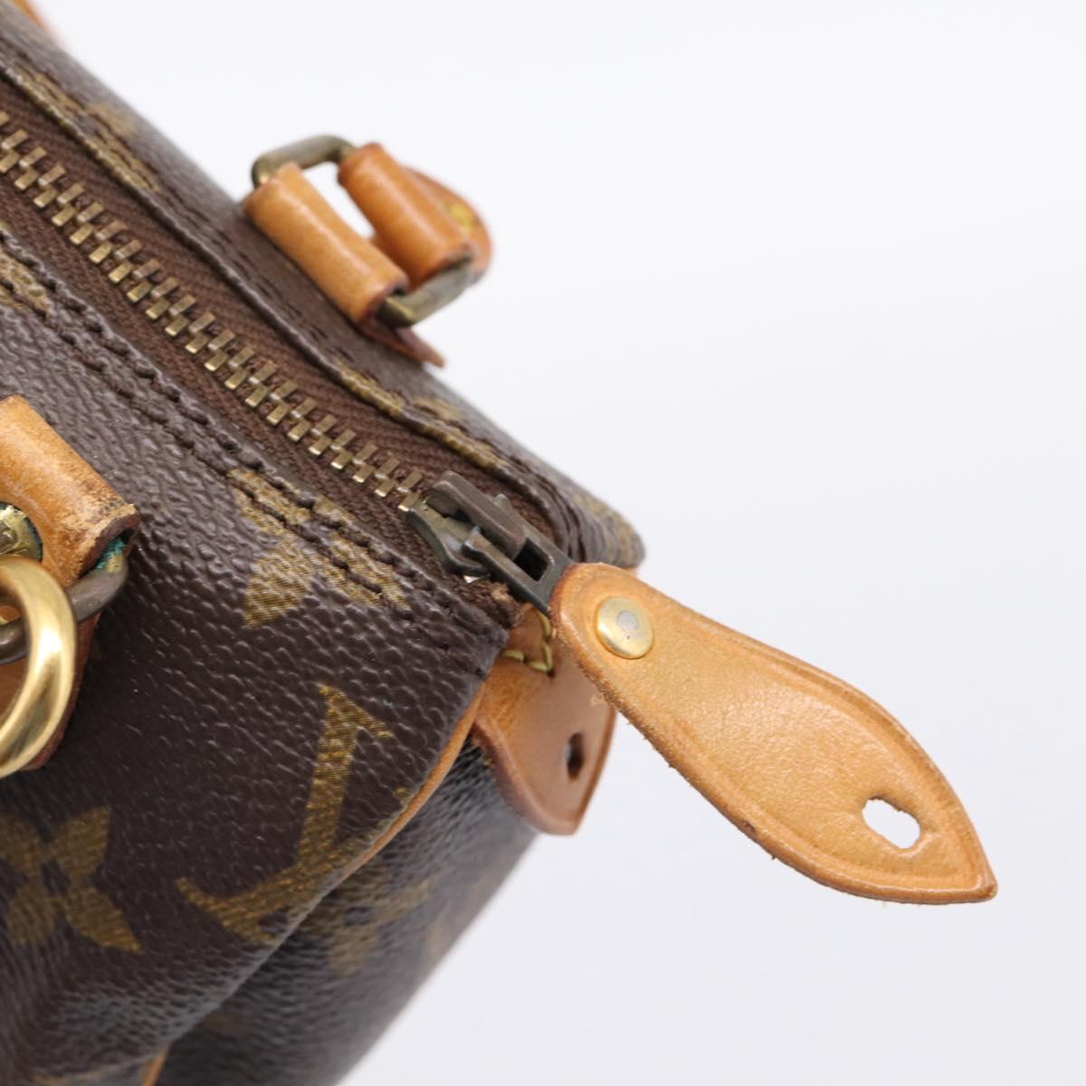 LOUIS VUITTON Monogram Mini Speedy Hand Bag M41534 LV Auth 207477V