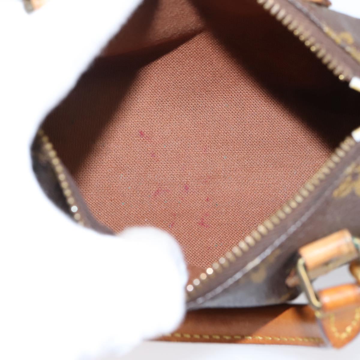 LOUIS VUITTON Monogram Mini Speedy Hand Bag M41534 LV Auth 207477V