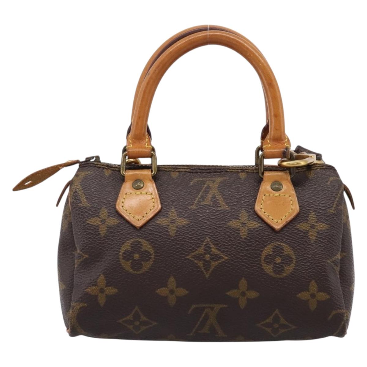 LOUIS VUITTON Monogram Mini Speedy Hand Bag M41534 LV Auth 207477V