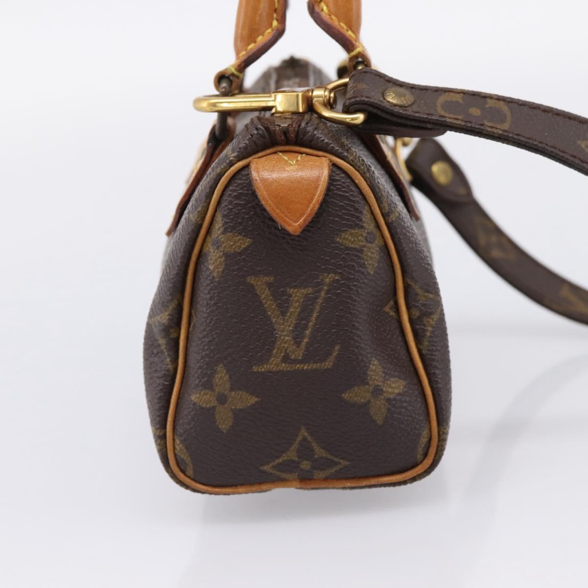LOUIS VUITTON Monogram Mini Speedy Hand Bag M41534 LV Auth 207477V