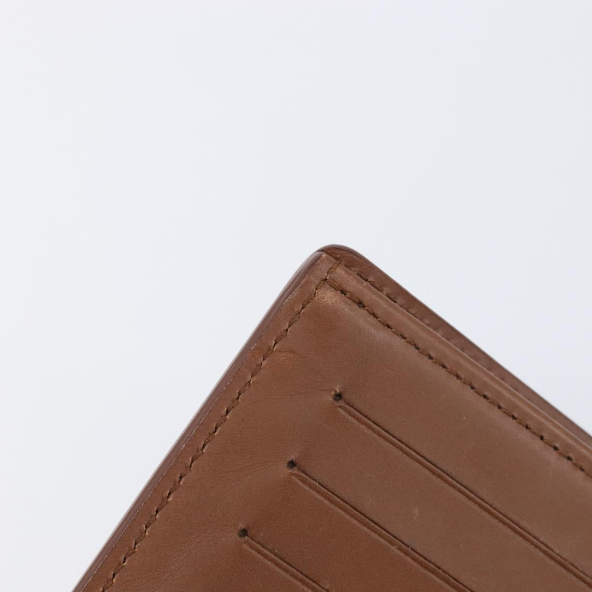LOUIS VUITTON Portefeuille Braza Long Wallet Calf Skin Brown M61693 Auth 207485V