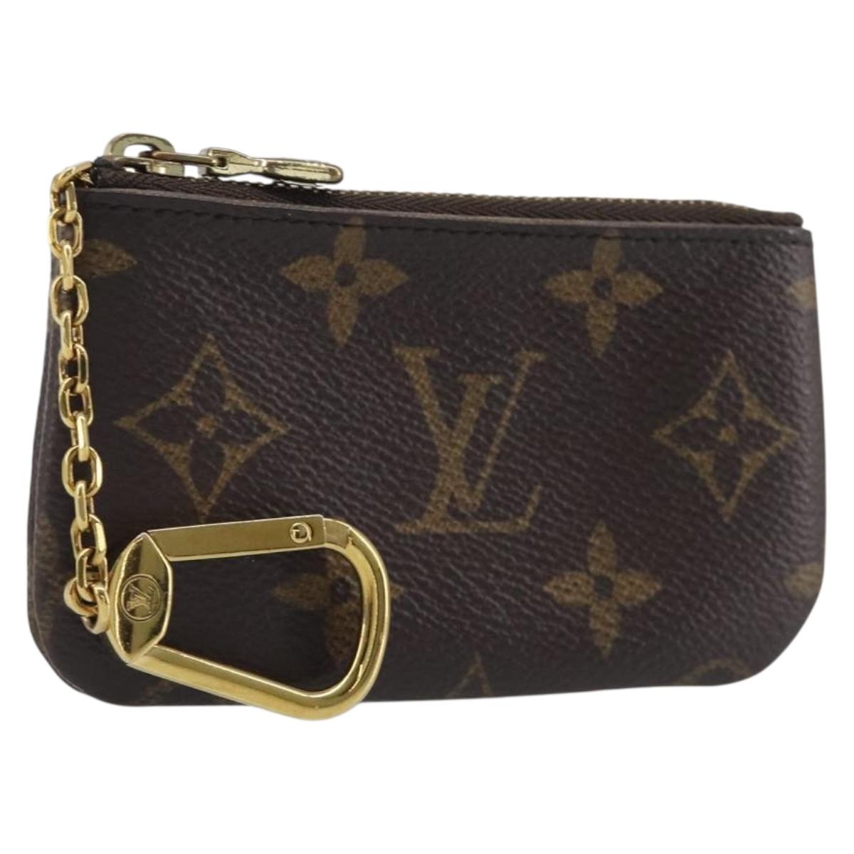 LOUIS VUITTON Monogram Pochette Cles Coin Purse M60033 LV Auth 207499