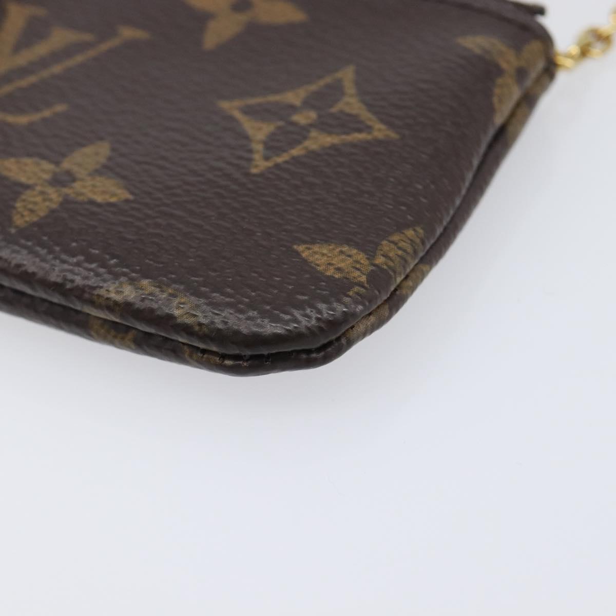 LOUIS VUITTON Monogram Pochette Cles Coin Purse M60033 LV Auth 207499