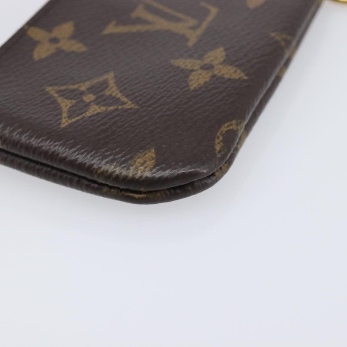 LOUIS VUITTON Monogram Pochette Cles Coin Purse M60033 LV Auth 207499