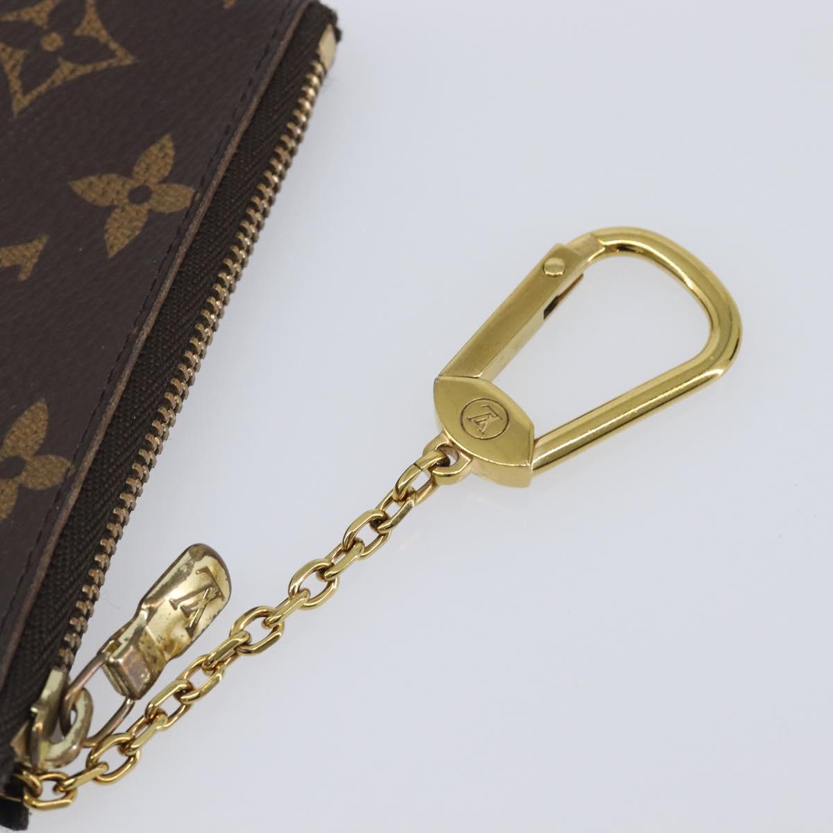 LOUIS VUITTON Monogram Pochette Cles Coin Purse M60033 LV Auth 207499