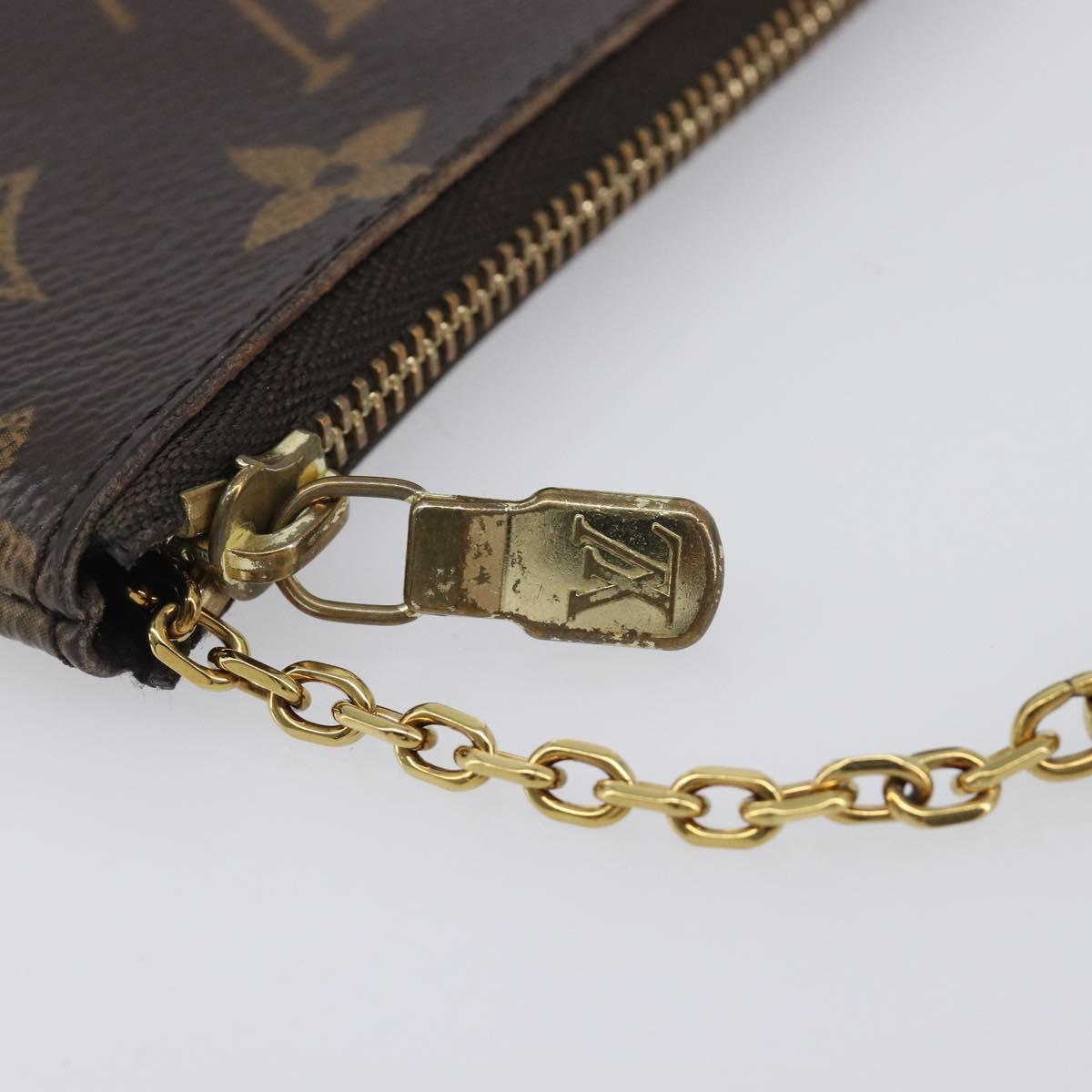 LOUIS VUITTON Monogram Pochette Cles Coin Purse M60033 LV Auth 207499