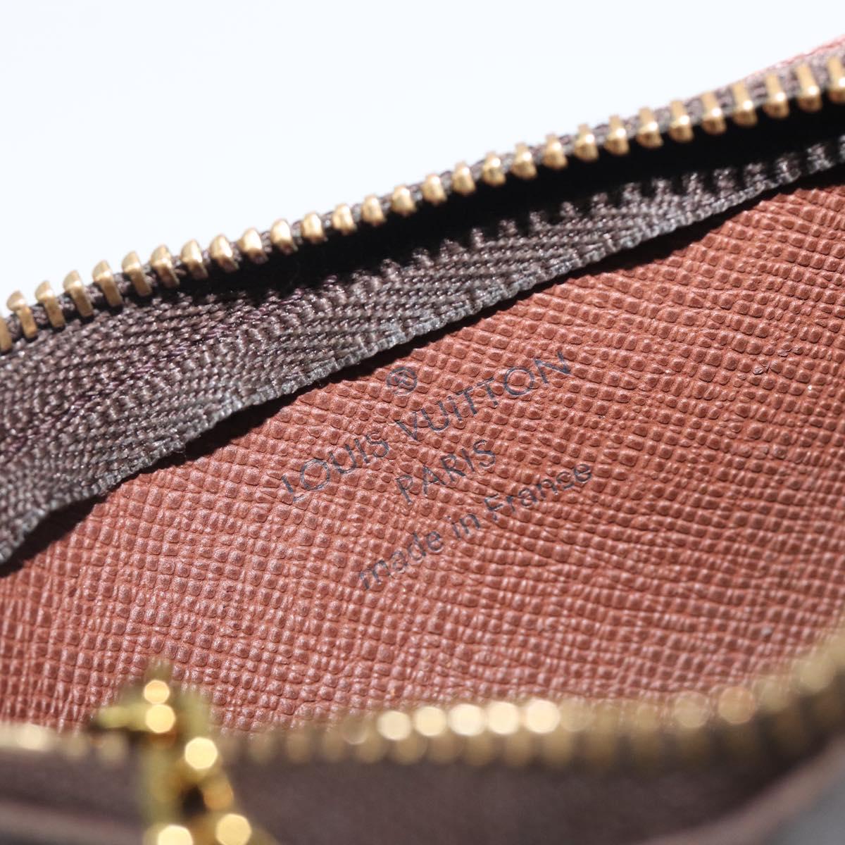 LOUIS VUITTON Monogram Pochette Cles Coin Purse M60033 LV Auth 207499