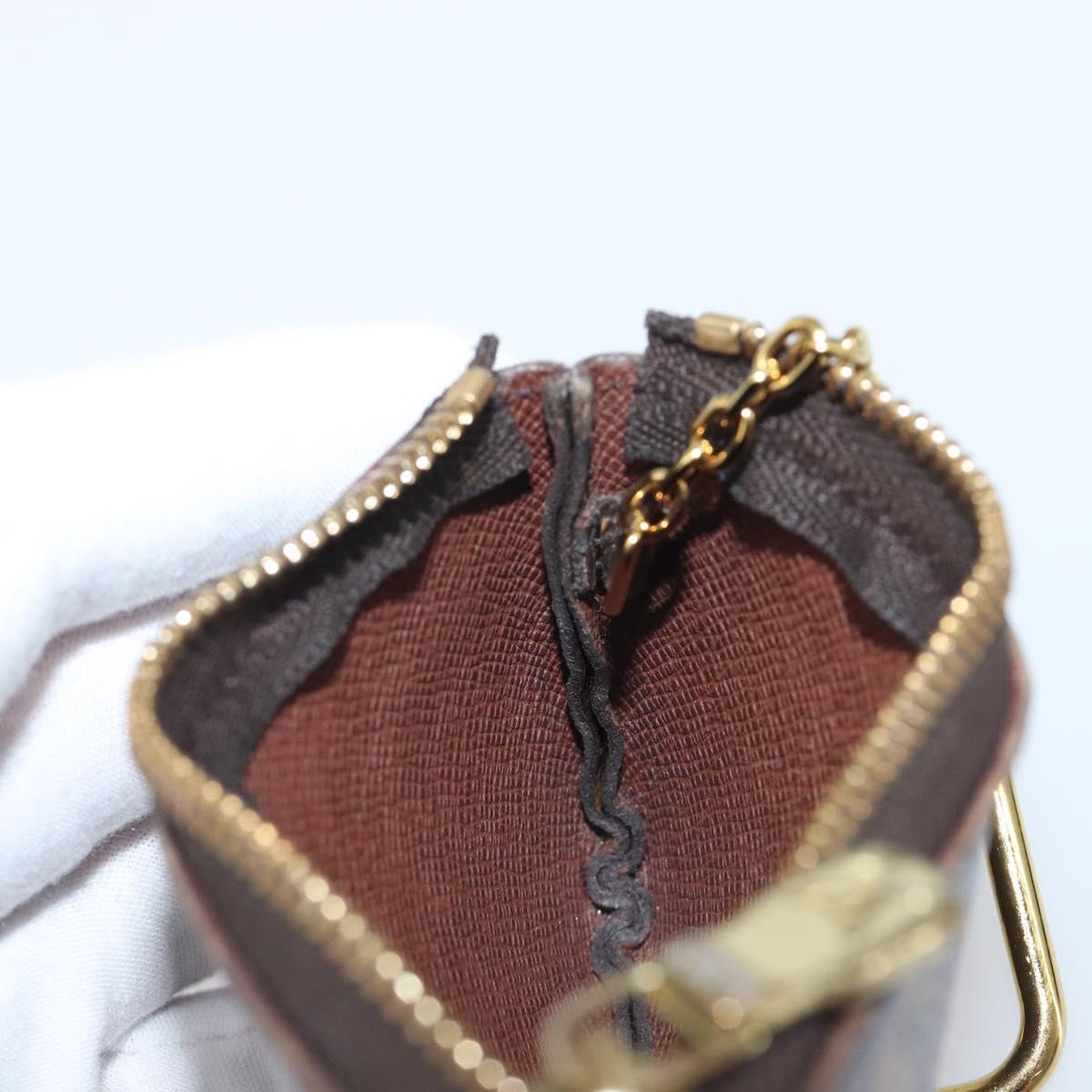 LOUIS VUITTON Monogram Pochette Cles Coin Purse M60033 LV Auth 207499