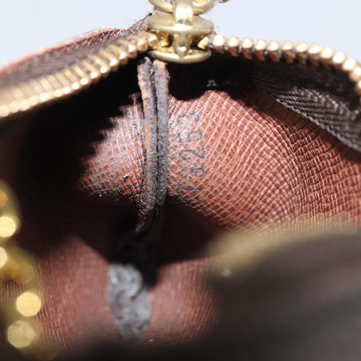 LOUIS VUITTON Monogram Pochette Cles Coin Purse M60033 LV Auth 207499