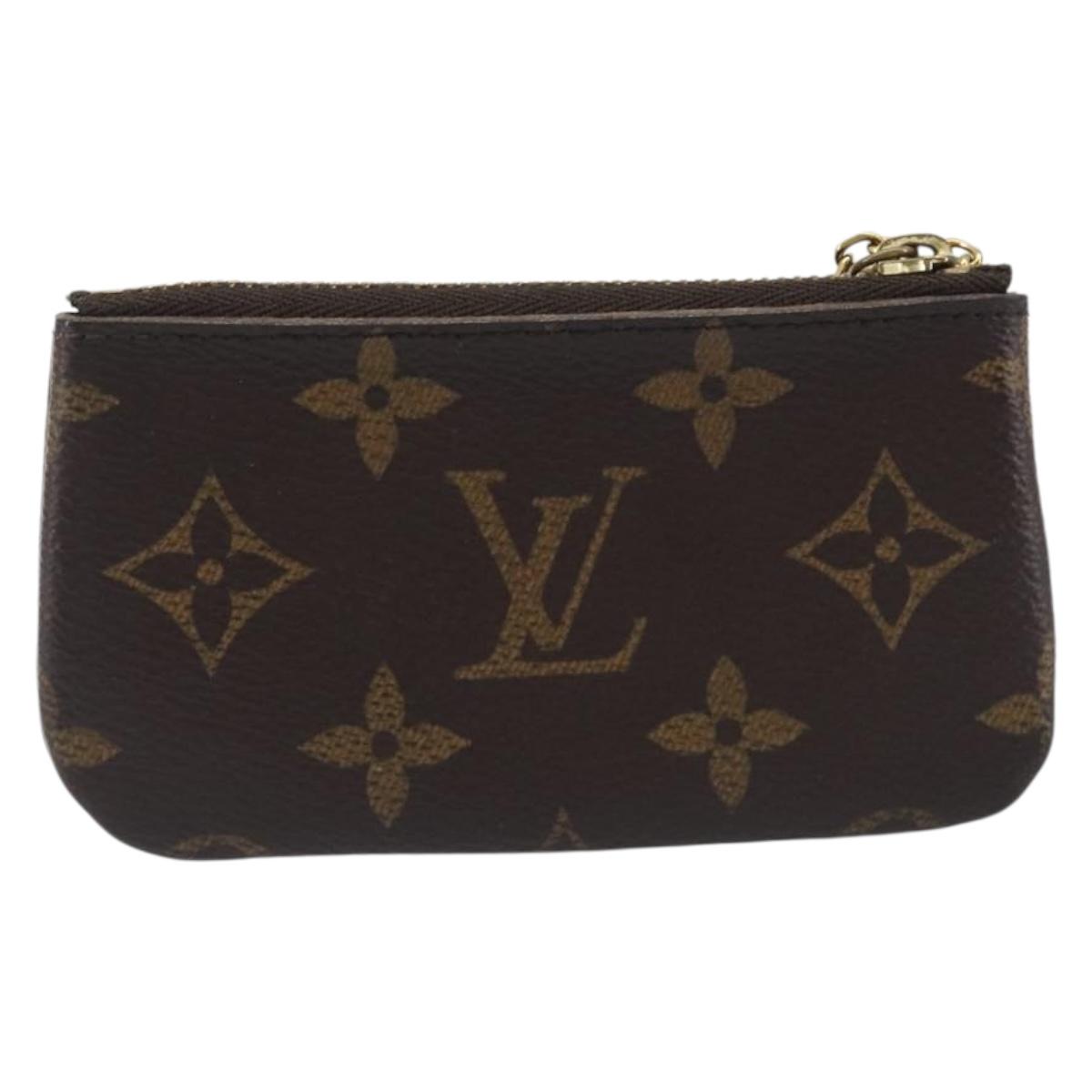 LOUIS VUITTON Monogram Pochette Cles Coin Purse M60033 LV Auth 207499