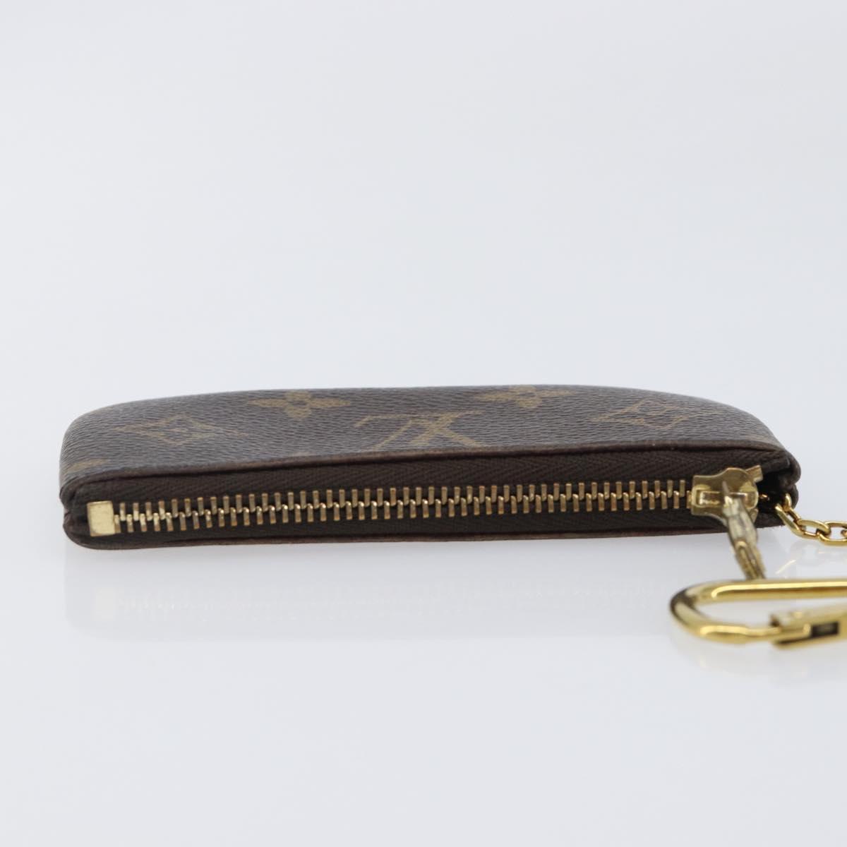 LOUIS VUITTON Monogram Pochette Cles Coin Purse M60033 LV Auth 207499