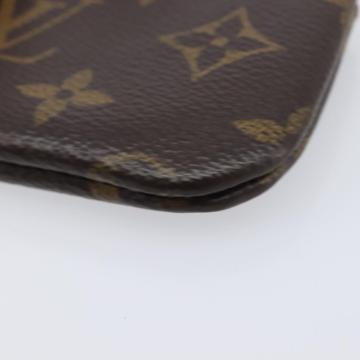 LOUIS VUITTON Monogram Pochette Cles Coin Purse M60033 LV Auth 207499