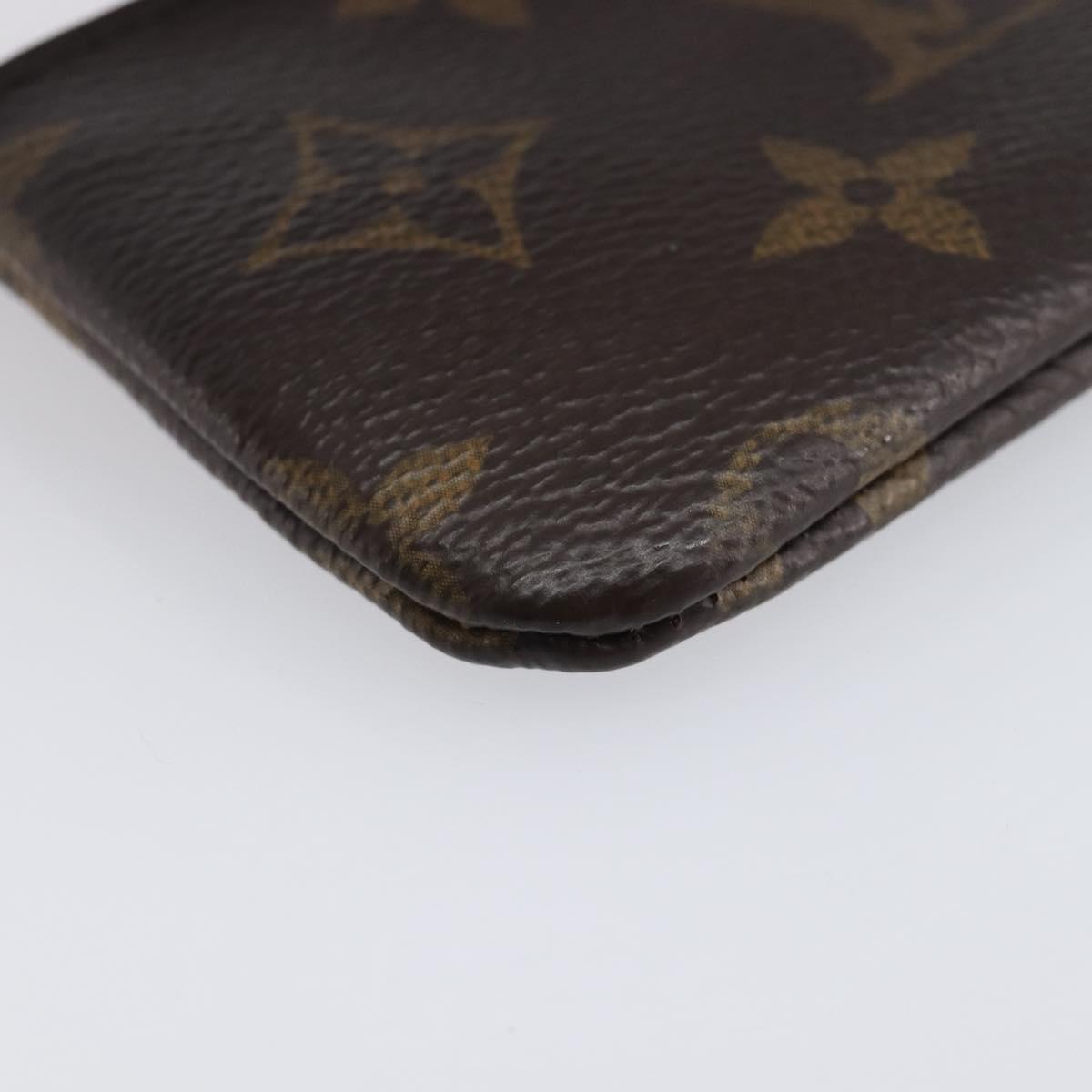 LOUIS VUITTON Monogram Pochette Cles Coin Purse M60033 LV Auth 207499