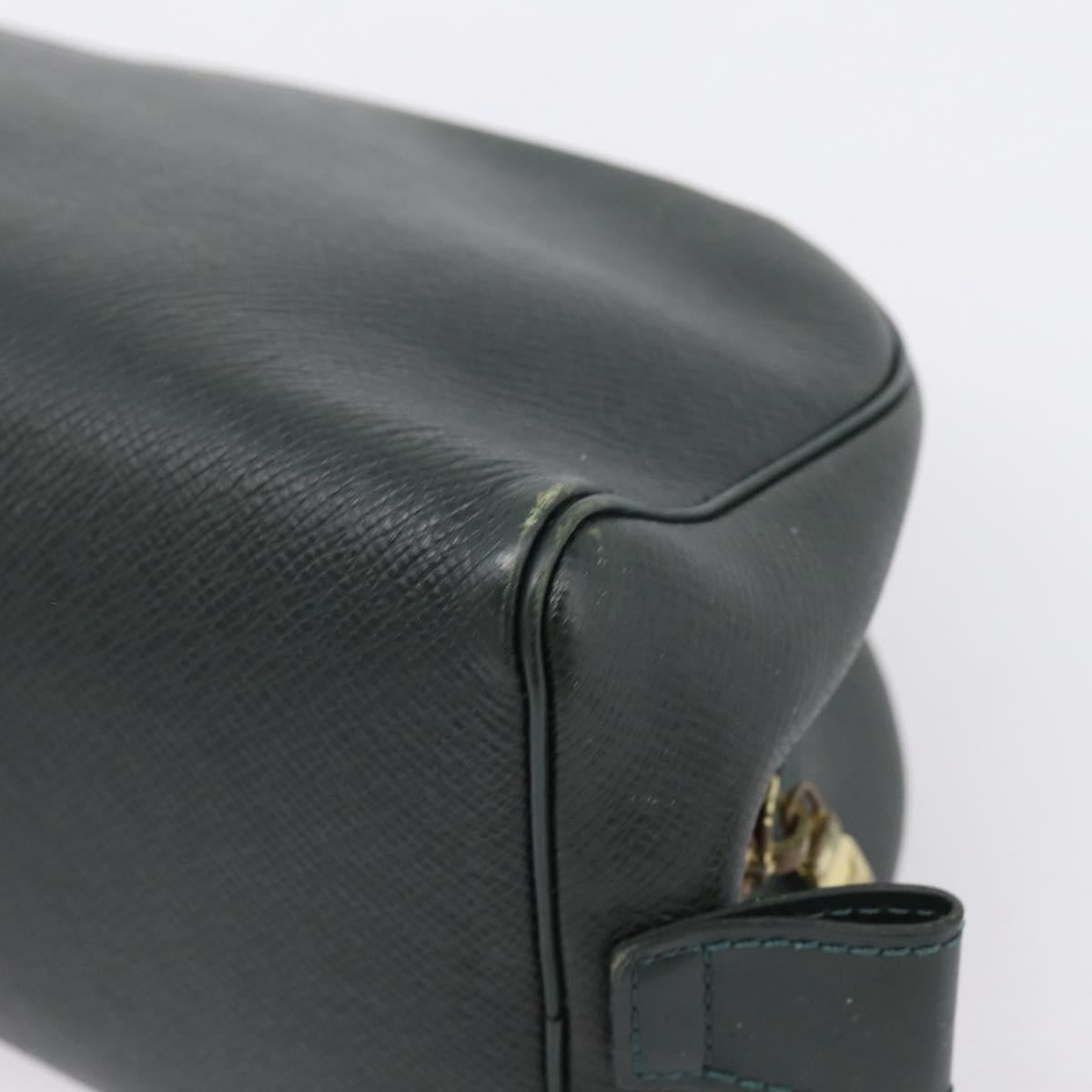 LOUIS VUITTON Taiga Trousse Toilette PM Clutch Bag Epicea M30224 LV Auth 207520