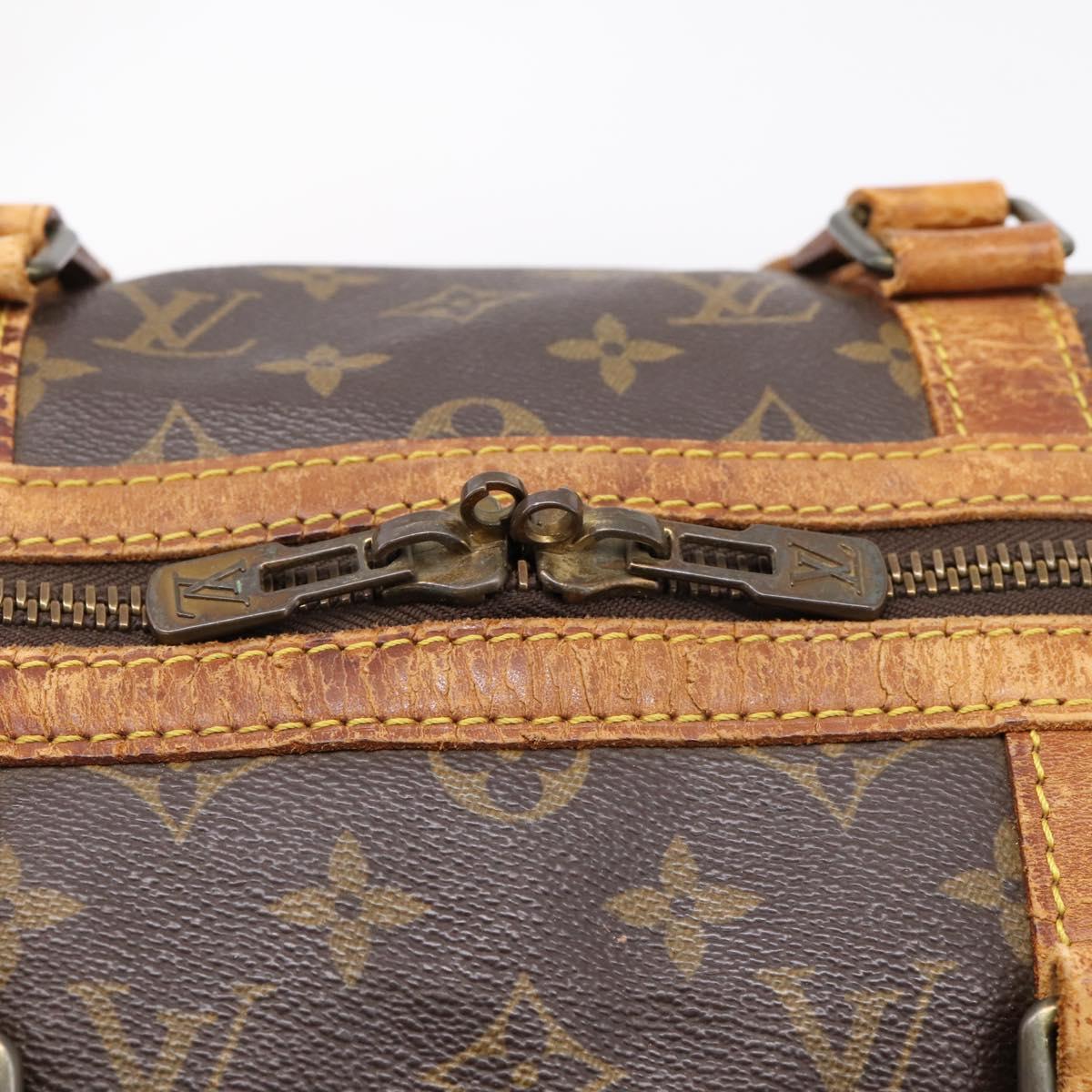 LOUIS VUITTON Monogram Sac Souple 45 Boston Bag M41624 LV Auth 207522