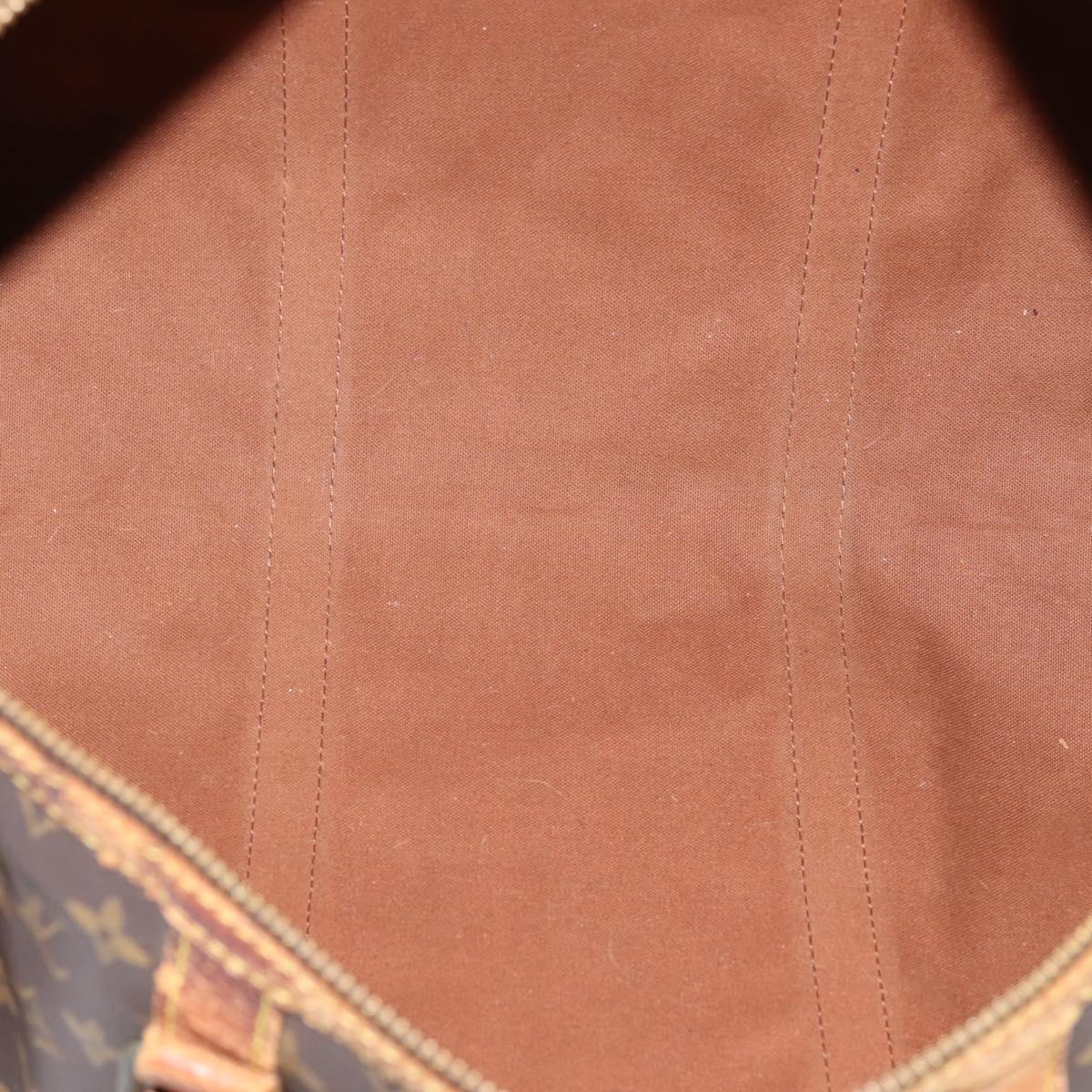LOUIS VUITTON Monogram Sac Souple 45 Boston Bag M41624 LV Auth 207522