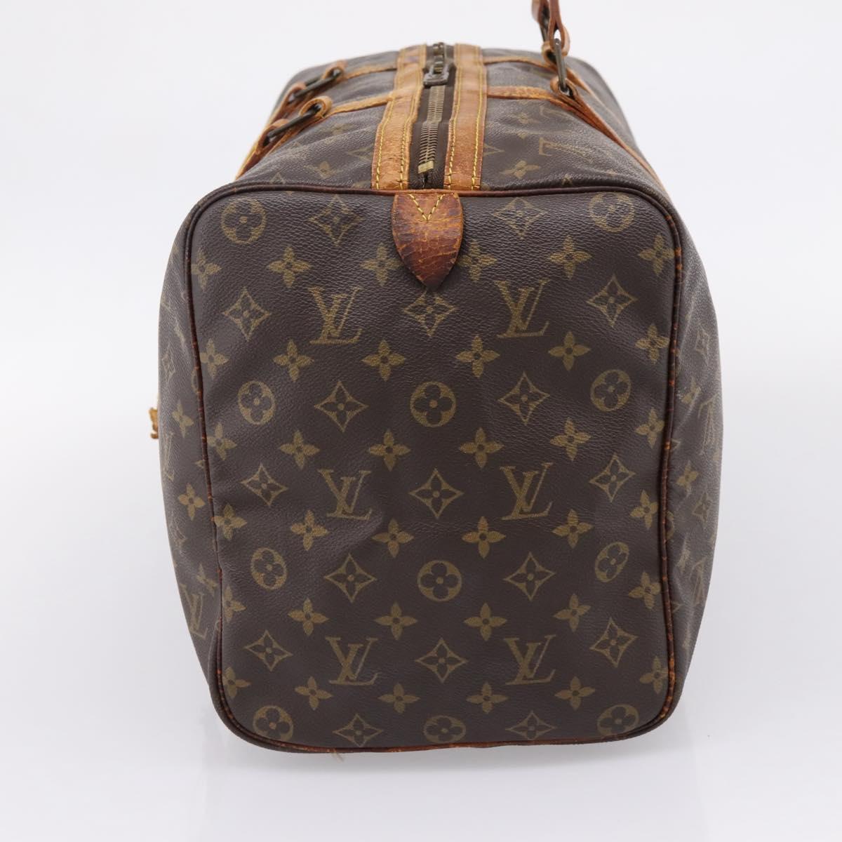 LOUIS VUITTON Monogram Sac Souple 45 Boston Bag M41624 LV Auth 207522