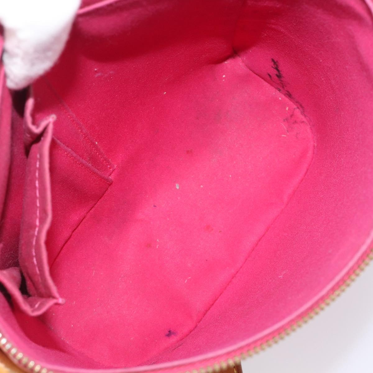 LOUIS VUITTON Vernis Sullivan Vertical Bag Fuchsia Pink M91259 LV Auth 207529