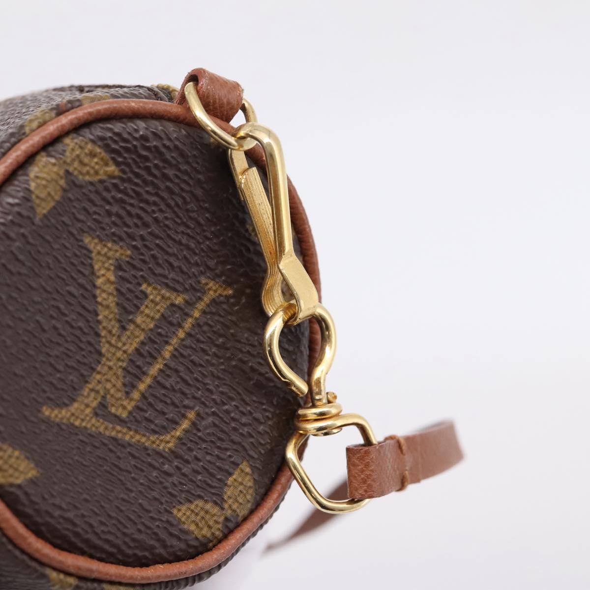 LOUIS VUITTON Monogram Papillon Pouch LV Auth 207531