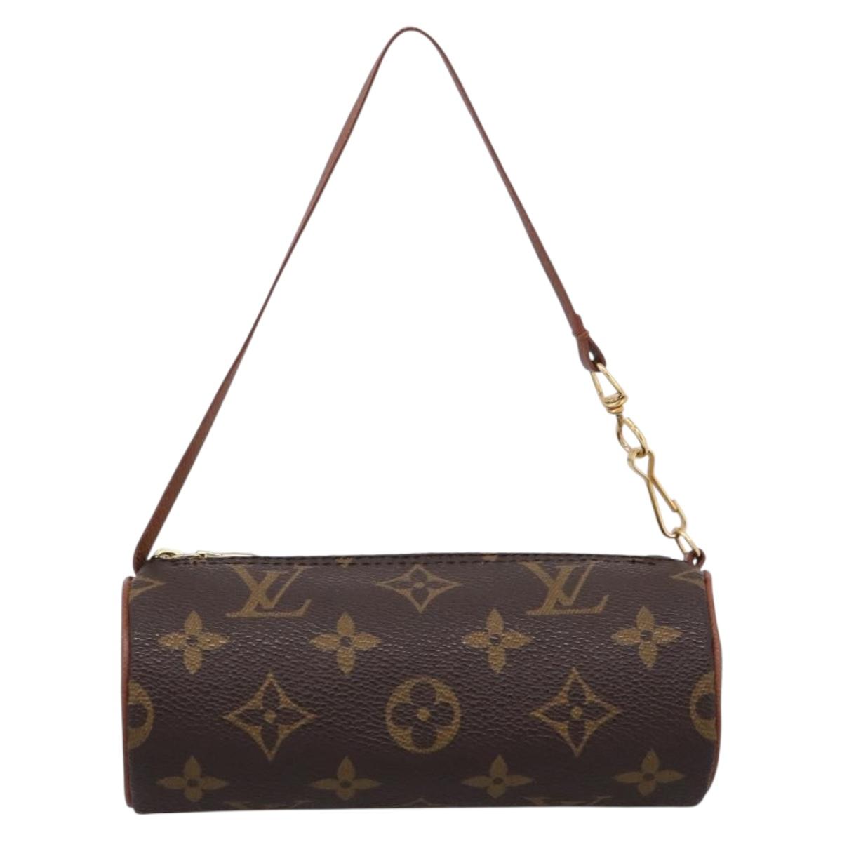 LOUIS VUITTON Monogram Papillon Pouch LV Auth 207531