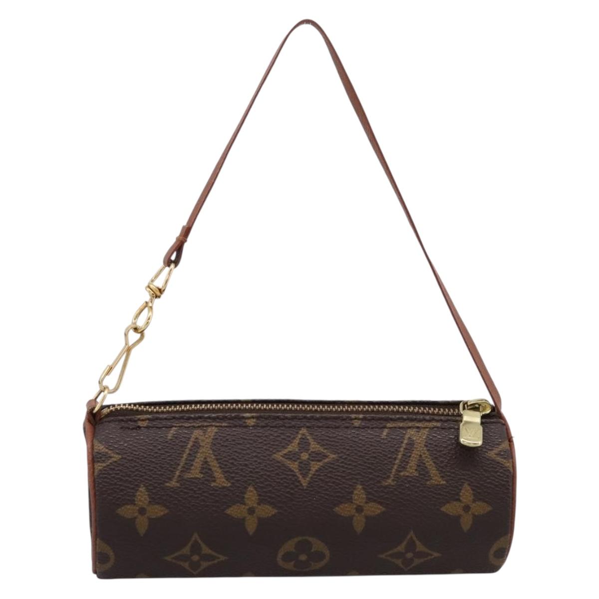 LOUIS VUITTON Monogram Papillon Pouch LV Auth 207531