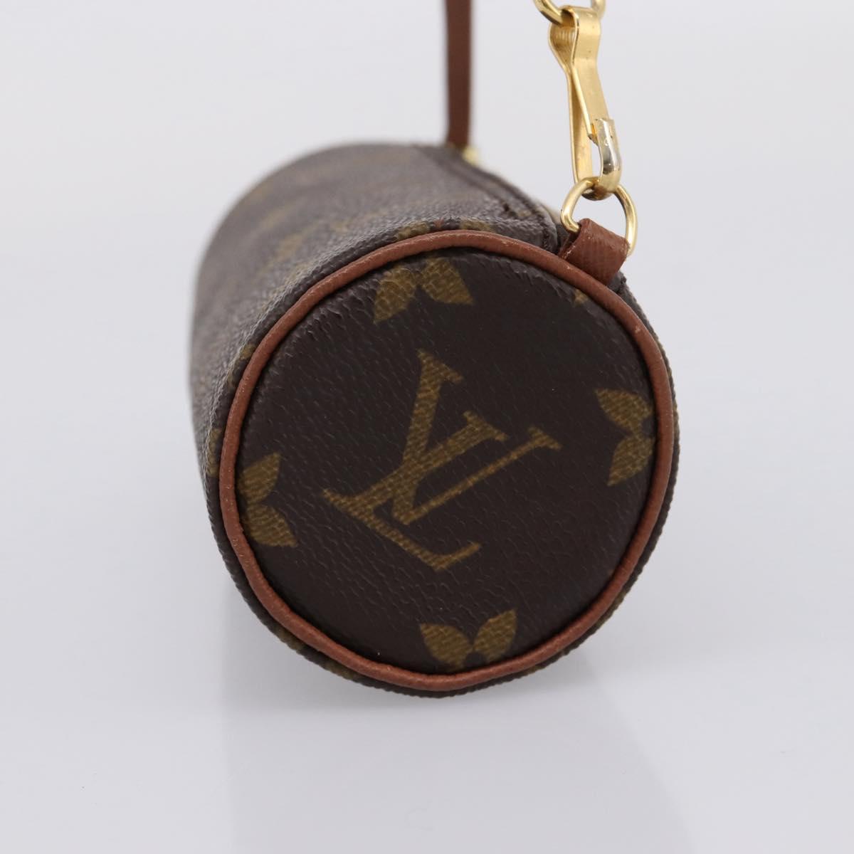 LOUIS VUITTON Monogram Papillon Pouch LV Auth 207531