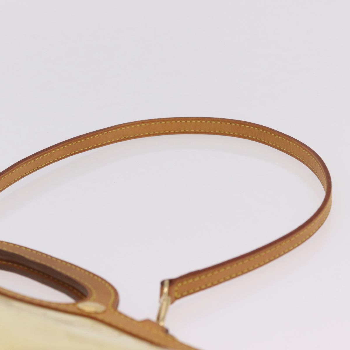 LOUIS VUITTON Monogram Vernis Roxbury Drive Hand Bag Perle M91374 Auth 207535A