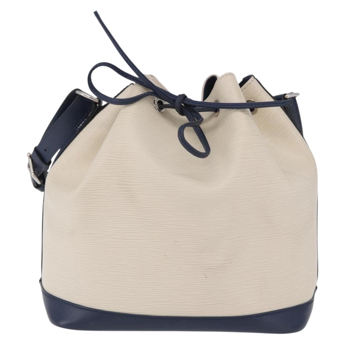 LOUIS VUITTON Epi Petit Noe Shoulder Bag Yvoire Navy M40881 LV Auth 207540V