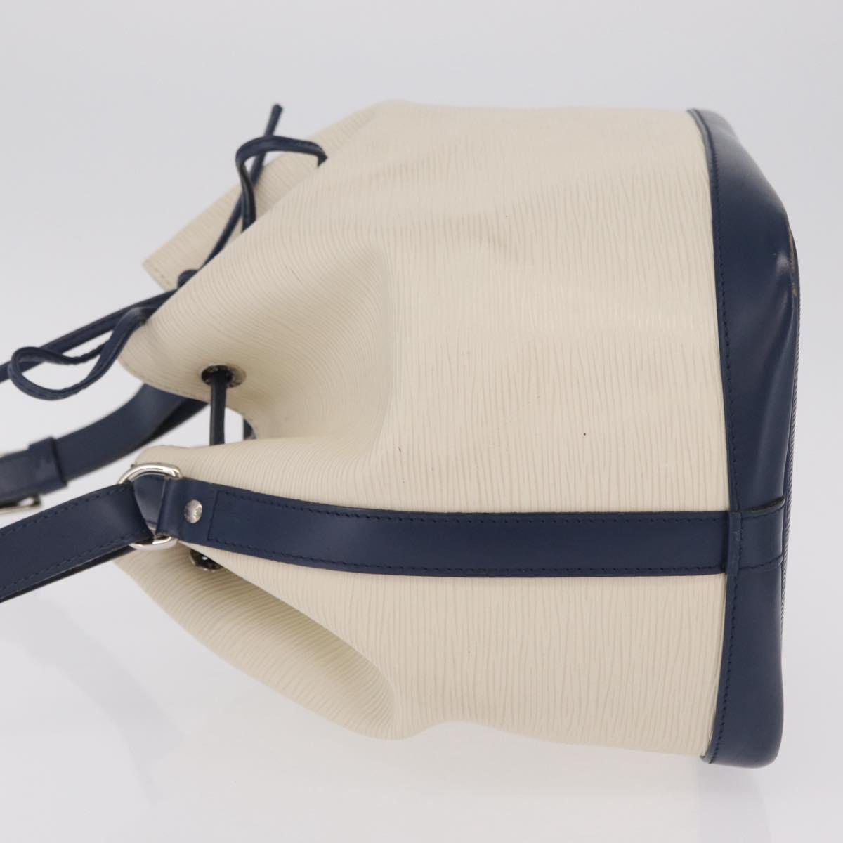 LOUIS VUITTON Epi Petit Noe Shoulder Bag Yvoire Navy M40881 LV Auth 207540V