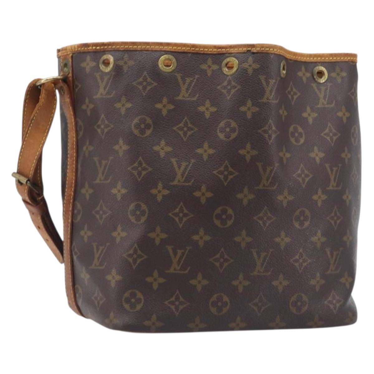LOUIS VUITTON Monogram Petit Noe Shoulder Bag M42226 LV Auth 207542