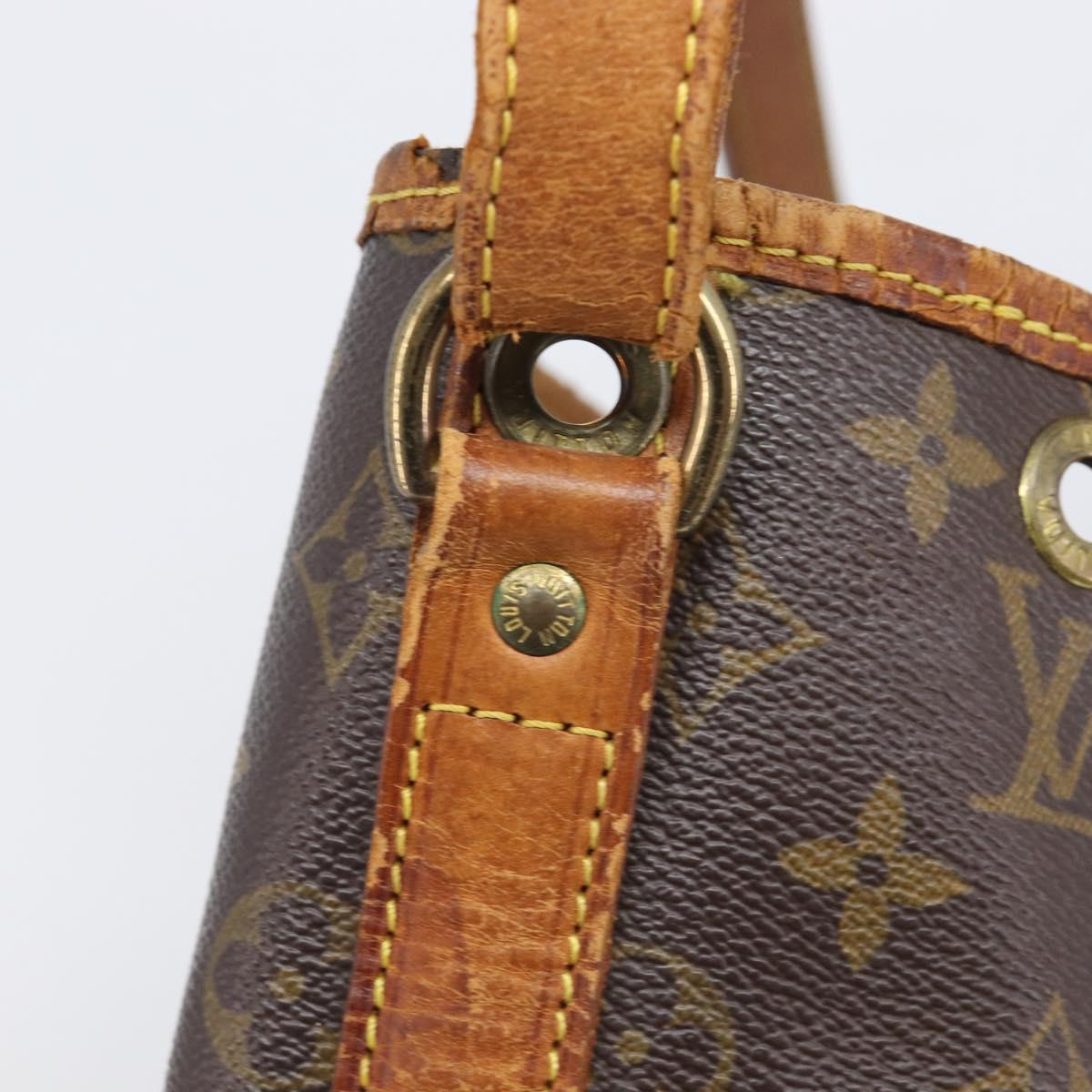 LOUIS VUITTON Monogram Petit Noe Shoulder Bag M42226 LV Auth 207542