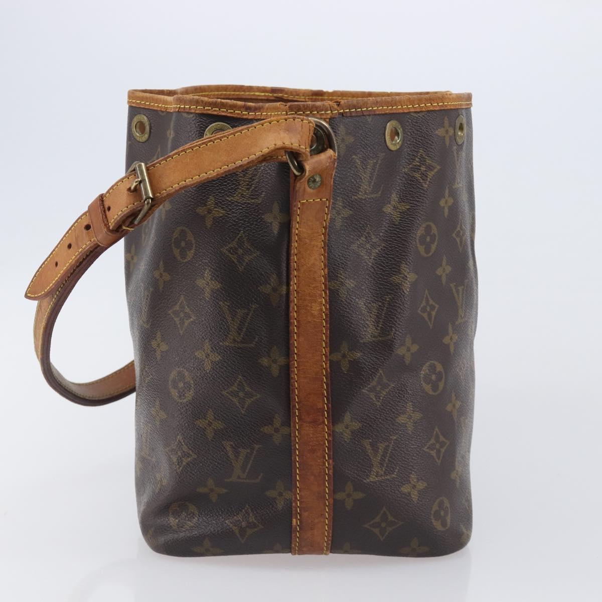 LOUIS VUITTON Monogram Petit Noe Shoulder Bag M42226 LV Auth 207542