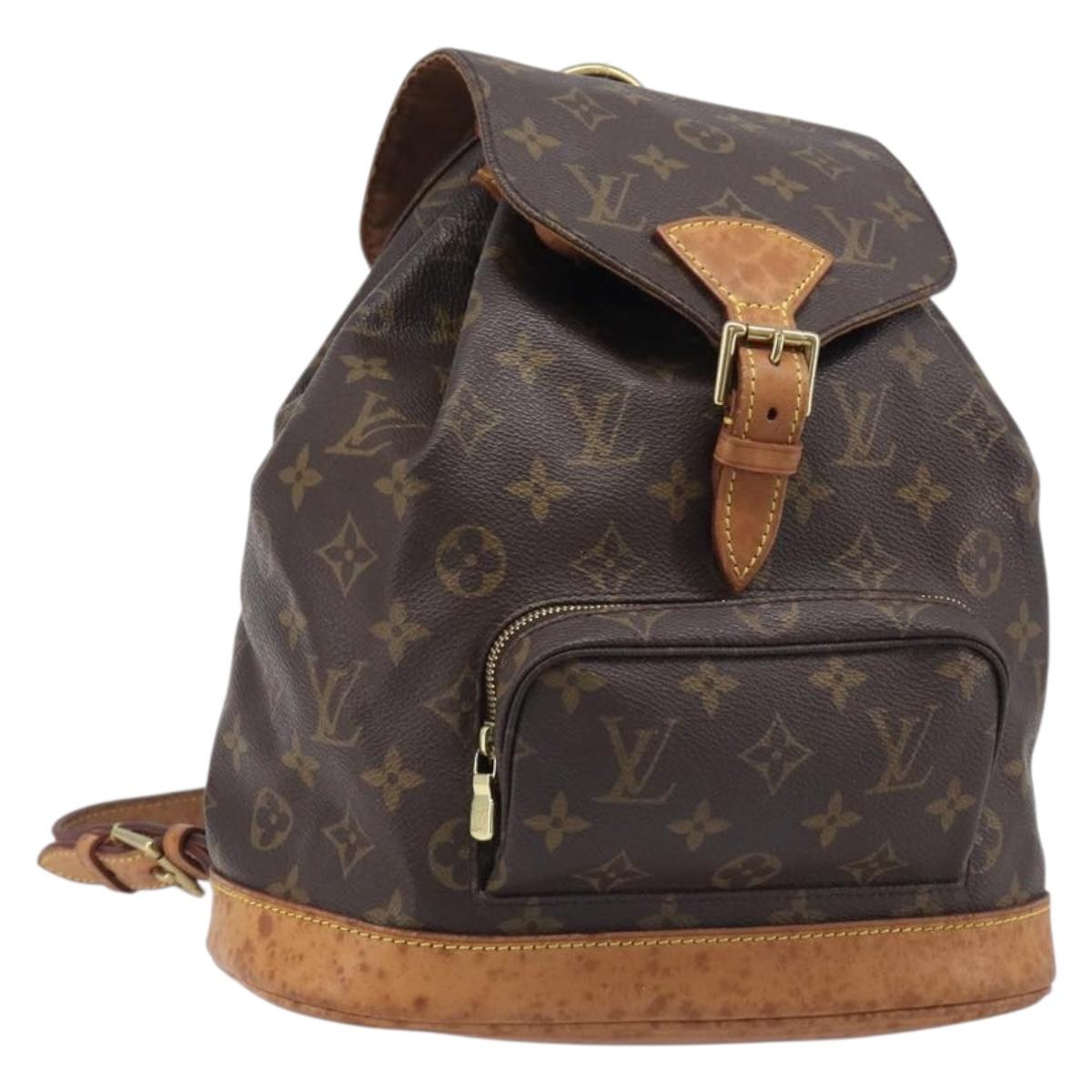 LOUIS VUITTON Monogram Montsouris MM Backpack M51136 LV Auth 207543