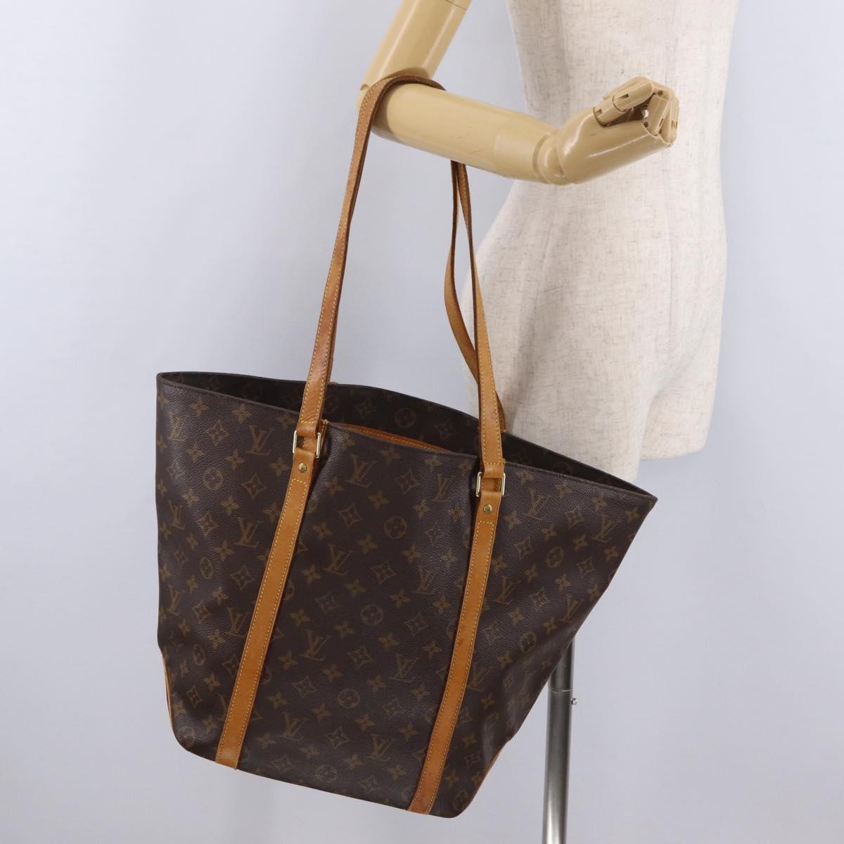 LOUIS VUITTON Monogram Sac Shopping Tote Bag M51108 LV Auth 207544