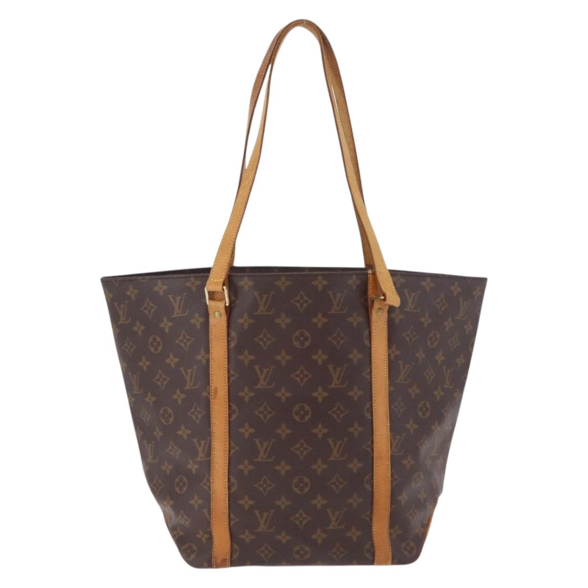 LOUIS VUITTON Monogram Sac Shopping Tote Bag M51108 LV Auth 207544