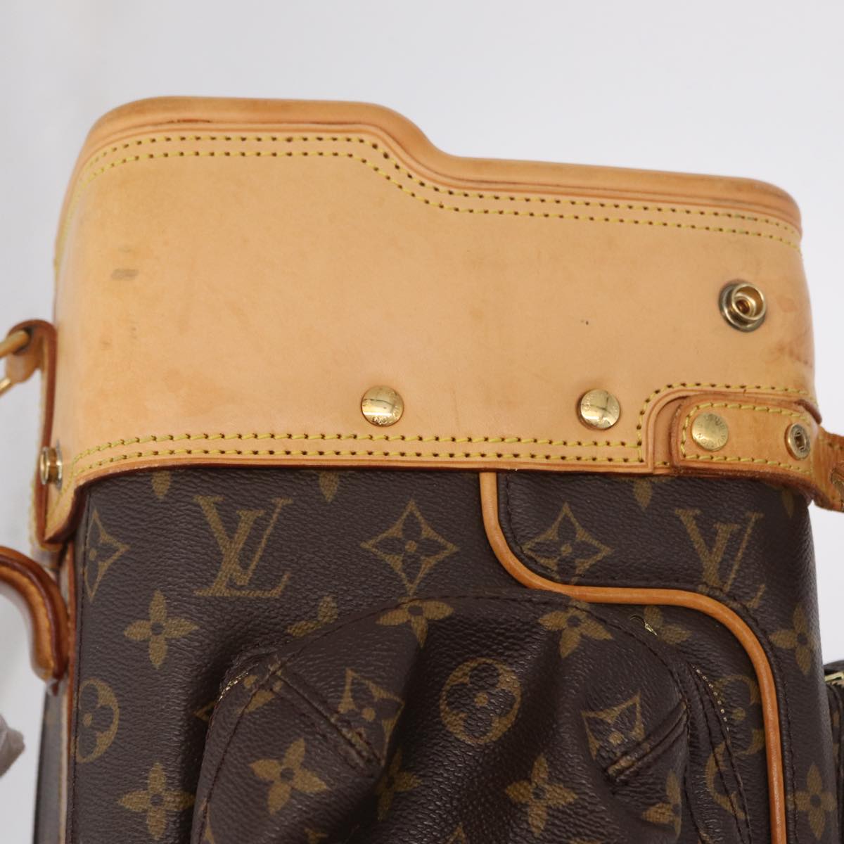 LOUIS VUITTON Monogram Sac Golf Golf Bag M58221 LV Auth 207545A