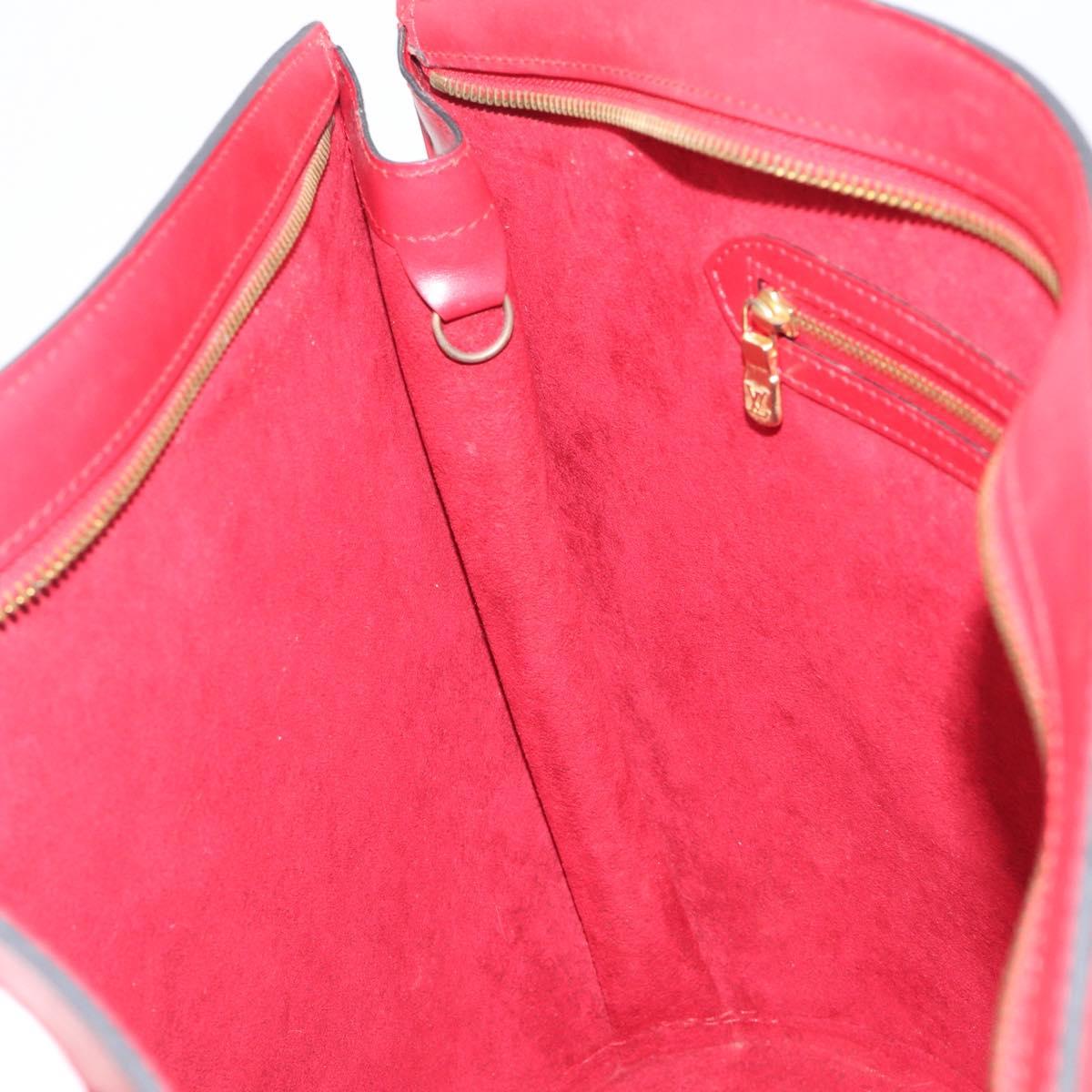LOUIS VUITTON Epi Saint Jacques Shoulder Bag Red M52277 LV Auth 207548V