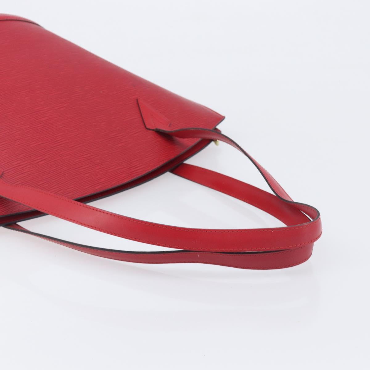 LOUIS VUITTON Epi Saint Jacques Shoulder Bag Red M52277 LV Auth 207548V