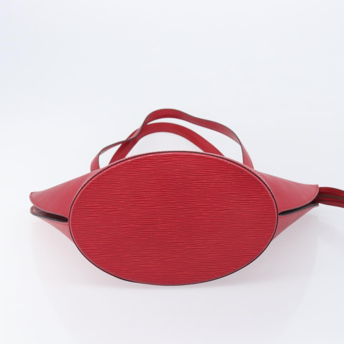 LOUIS VUITTON Epi Saint Jacques Shoulder Bag Red M52277 LV Auth 207548V