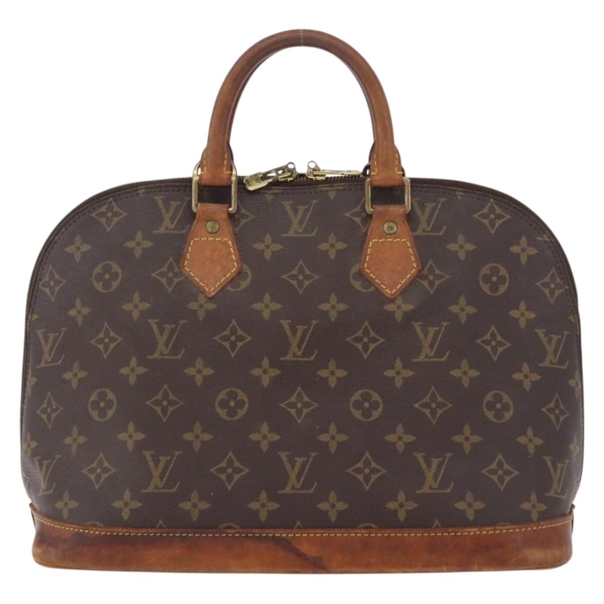 LOUIS VUITTON Monogram Alma Hand Bag M51130 LV Auth 207549
