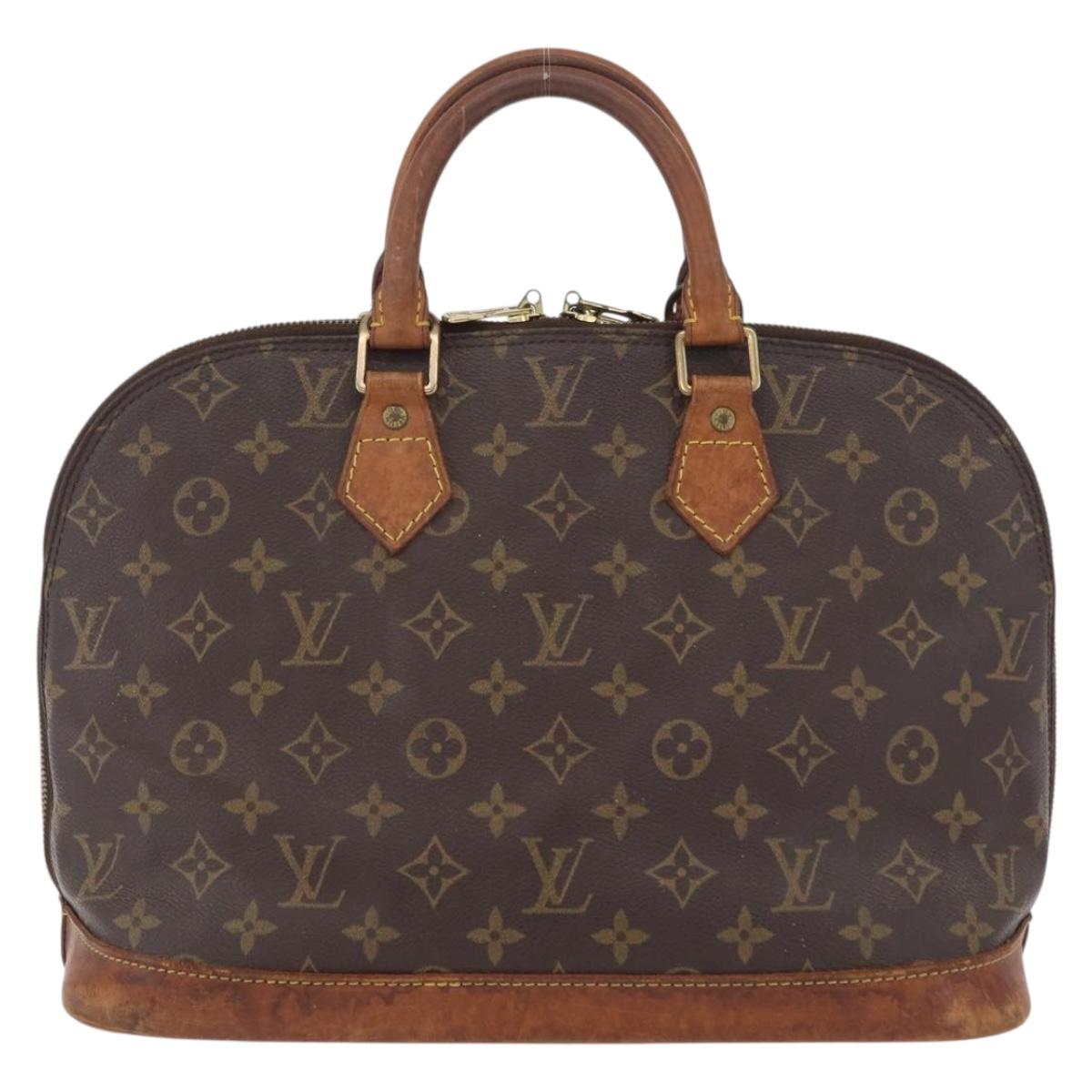 LOUIS VUITTON Monogram Alma Hand Bag M51130 LV Auth 207549