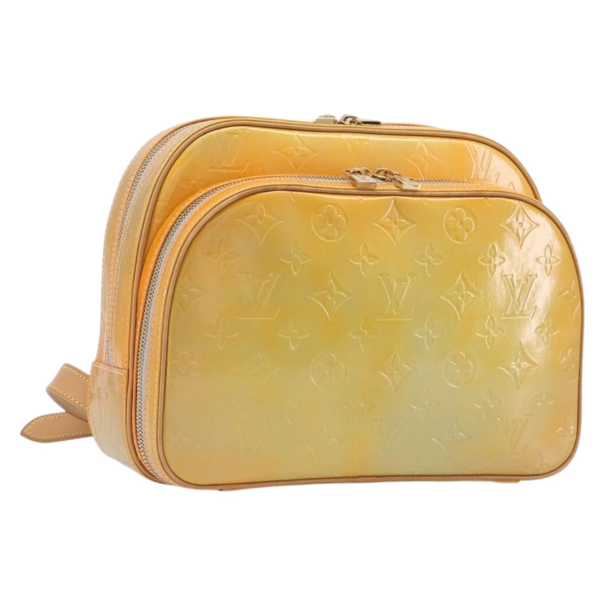 LOUIS VUITTON Monogram Vernis Marley Backpack Gris M91038 LV Auth 207555A