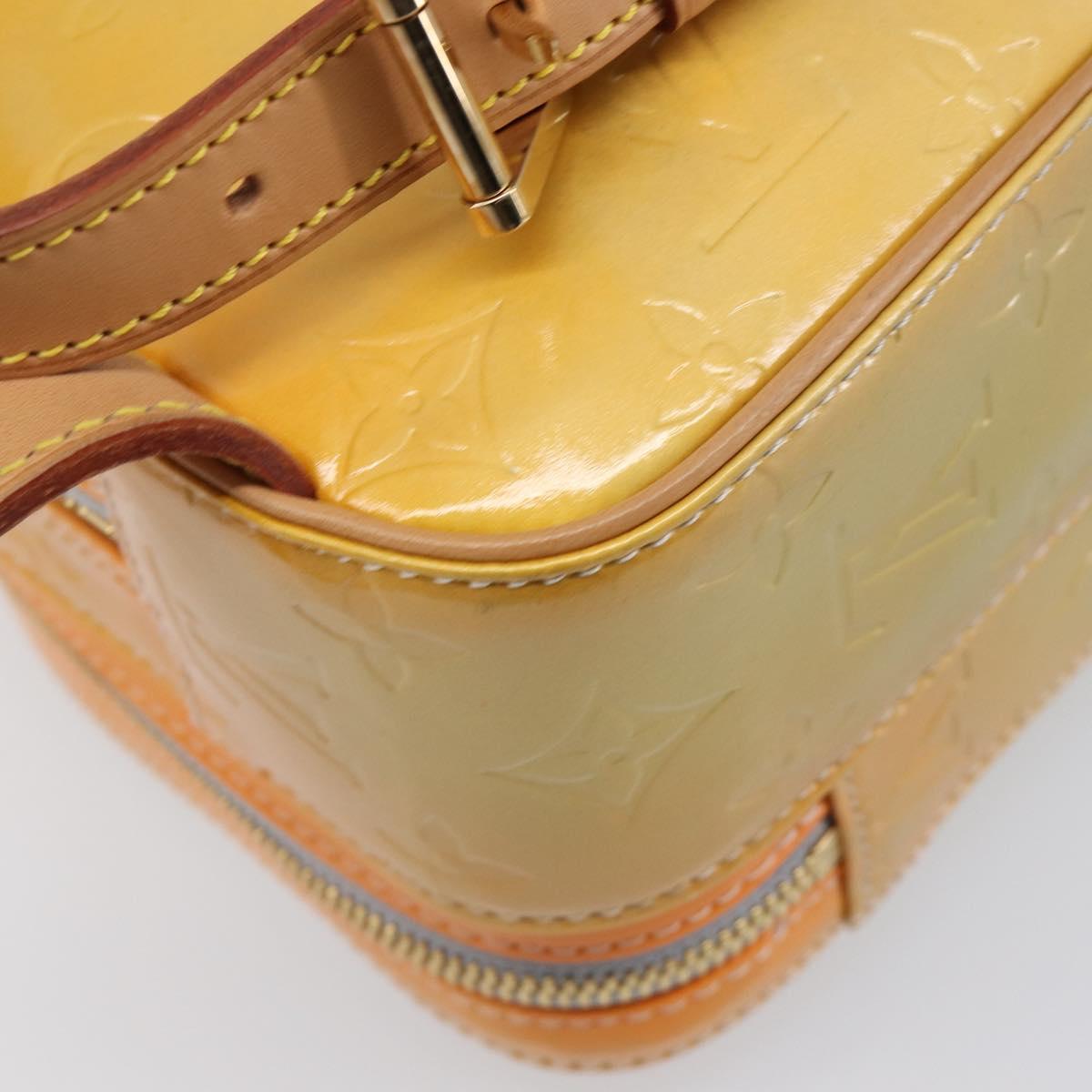 LOUIS VUITTON Monogram Vernis Marley Backpack Gris M91038 LV Auth 207555A
