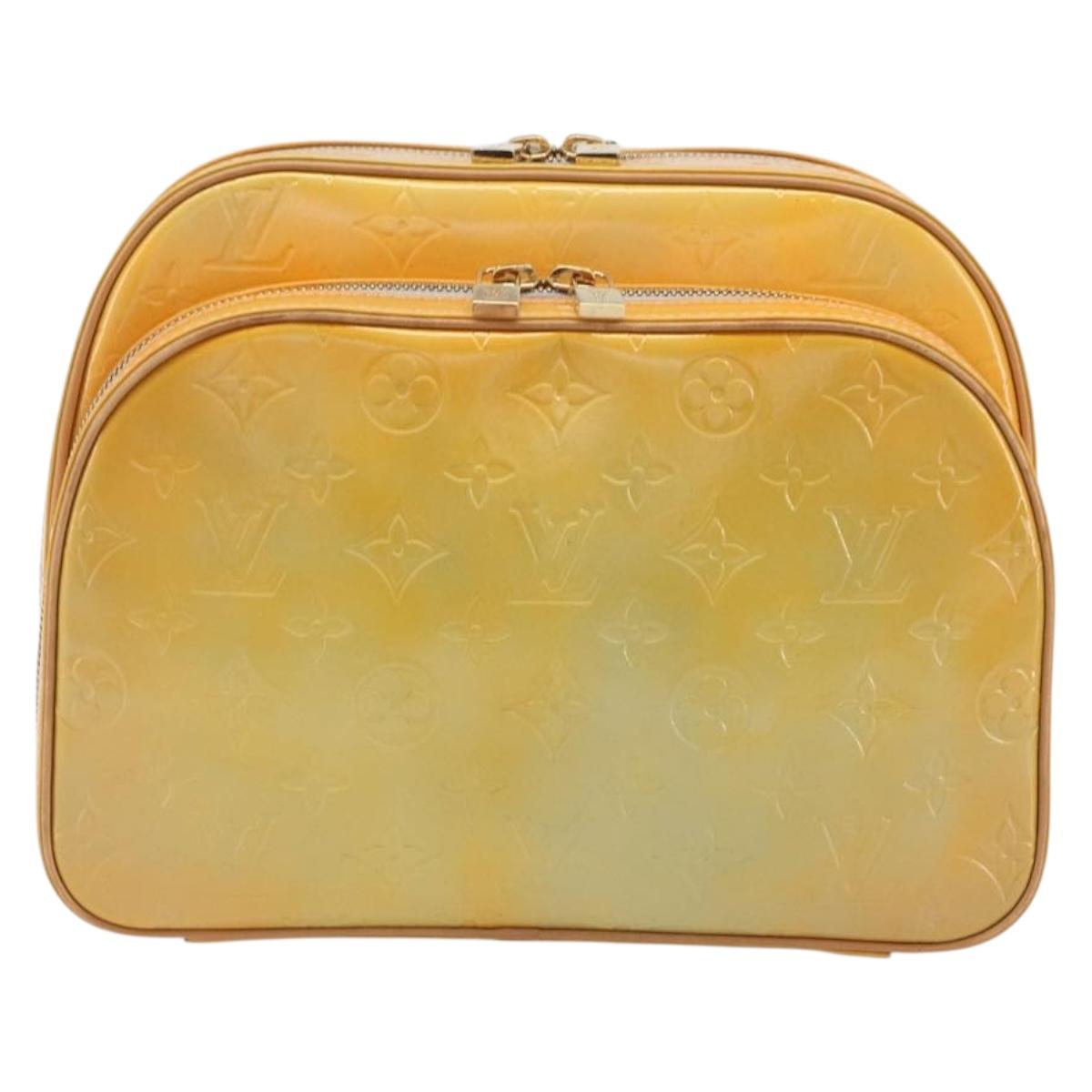 LOUIS VUITTON Monogram Vernis Marley Backpack Gris M91038 LV Auth 207555A