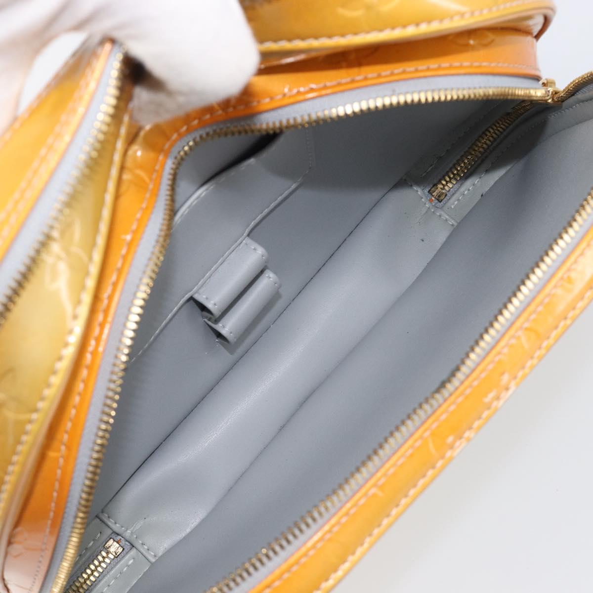LOUIS VUITTON Monogram Vernis Marley Backpack Gris M91038 LV Auth 207555A