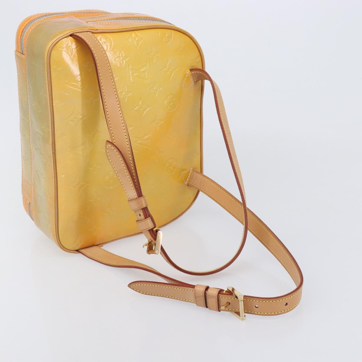LOUIS VUITTON Monogram Vernis Marley Backpack Gris M91038 LV Auth 207555A